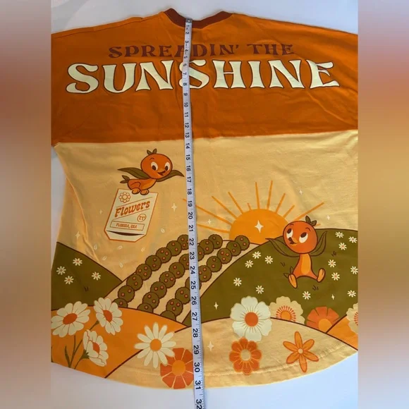Disney Orange Bird Spirit Jersey, Epcot Flower & Garden Festival,Unisex - Picture 11 of 13